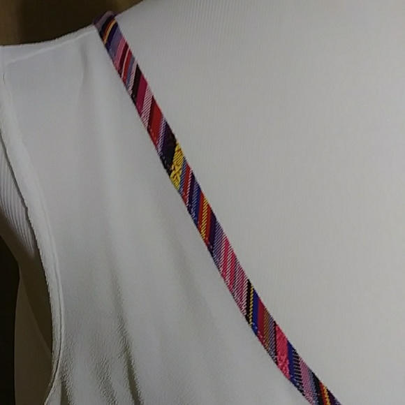 Mark. Avon Tank Deep Low Cut Top XL 14-16 White NWOT RED BANNER - Picture 3 of 9